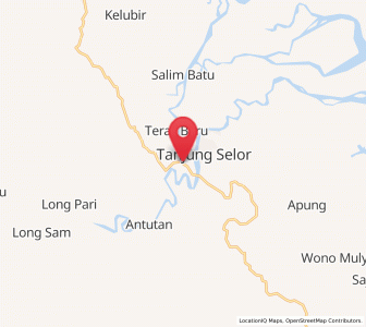 Map of Tanjung Palas, North Kalimantan