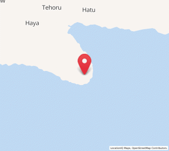 Map of Tehoru, Maluku