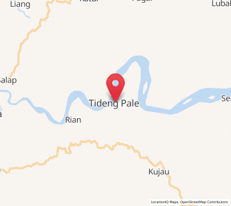 Map of Tidung Pala, North Kalimantan