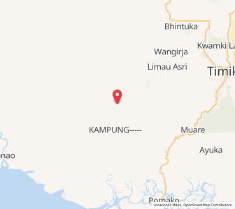 Peta Timika, Papua Tengah