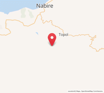 Map of Topo, Central Papua