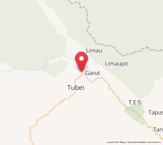 Map of Tubei, Bengkulu