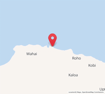 Map of Wahai, Maluku