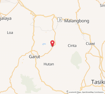 Map of Wanaraja, West Java