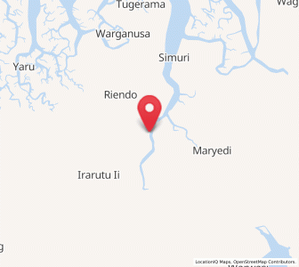 Map of Warganusa Satu, West Papua