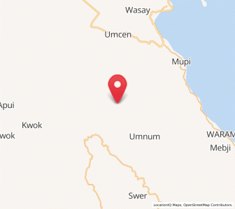 Map of Warmare, West Papua