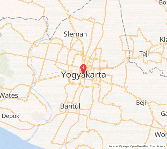 Map of Daerah Istimewa Yogyakarta, Yogyakarta