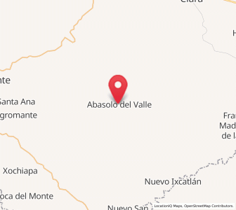 Map of Abasolo del Valle, Veracruz