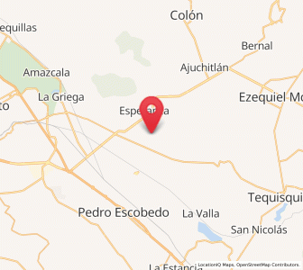 Map of El Blanco, Querétaro