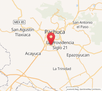 Map of El Roble, Hidalgo