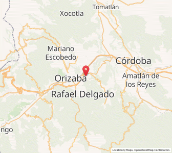 Map of Ixtaczoquitlán, Veracruz