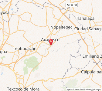 Map of Otumba, México