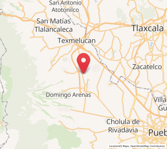 Map of San Mateo Capultitlán, Puebla