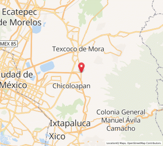 Map of San Miguel Coatlinchán, México