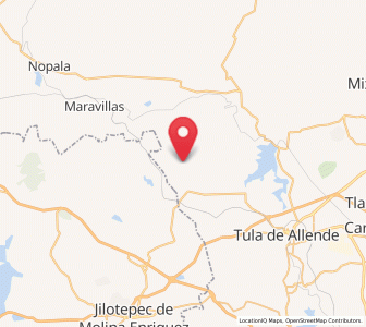 Map of Santa Maria Macua, Hidalgo