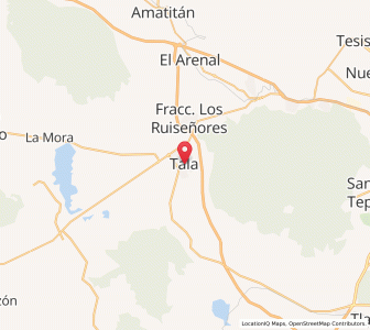 Map of Tala, Jalisco
