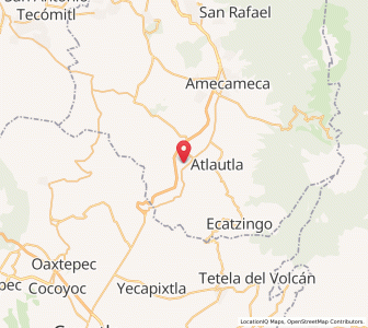 Map of Tepetlixpa, México