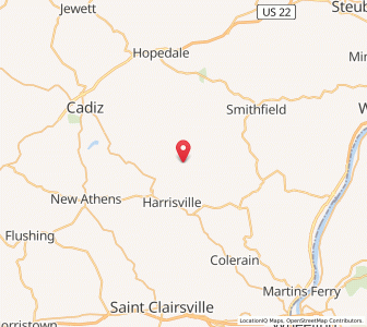 Map of Adena, Ohio