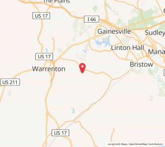 Map of Auburn, Virginia