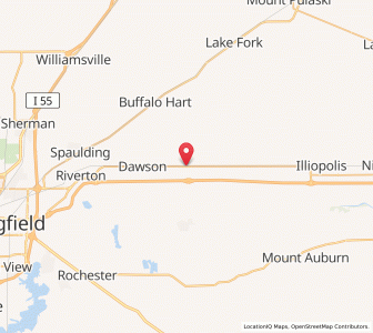 Map of Buffalo, Illinois
