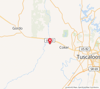 Map of Buhl, Alabama