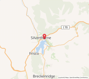 Map of Dillon, Colorado