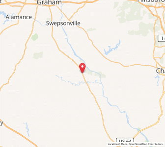 Map of Eli Whitney, North Carolina