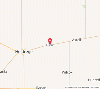 Map of Funk, Nebraska