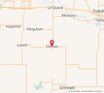 Map of Gilman, Iowa