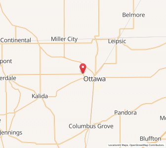Map of Glandorf, Ohio