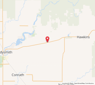 Map of Glen Flora, Wisconsin