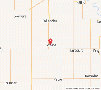 Map of Gowrie, Iowa