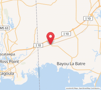 Map of Grand Bay, Alabama