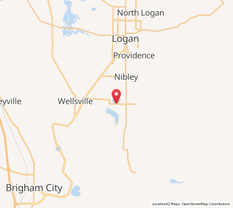 Map of Hyrum, Utah
