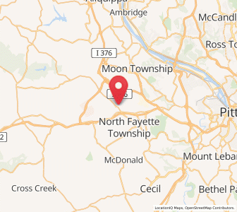 Map of Imperial, Pennsylvania