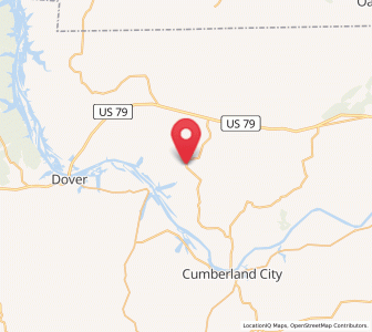 Map of Indian Mound, Tennessee