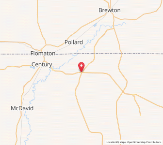 Map of Jay, Florida