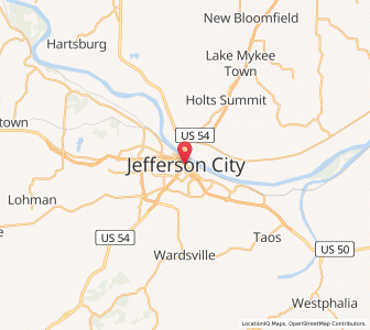Map of Kota Jefferson, Missouri