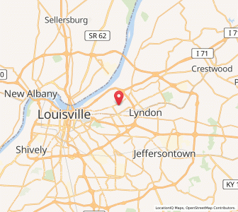 Map of Maryhill Estates, Kentucky