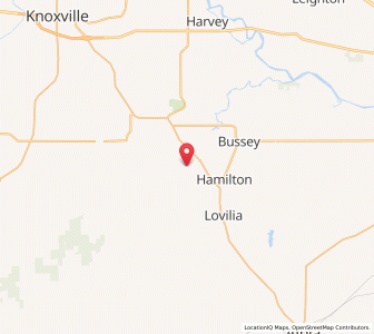 Map of Marysville, Iowa