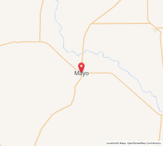 Map of Mayo, Florida