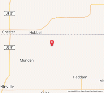 Map of Narka, Kansas