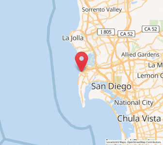 Map of Ocean Beach, California