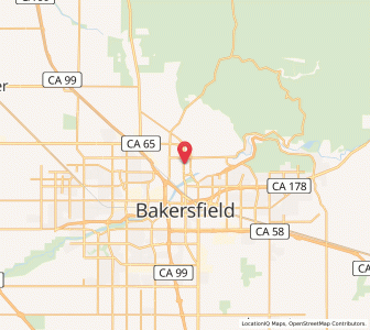 Map of Oildale, California
