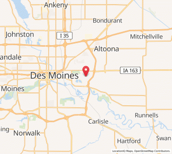 Map of Pleasant Hill, Iowa