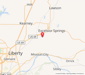 Map of Prathersville, Missouri