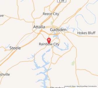 Map of Kota Rainbow, Alabama