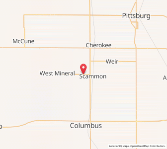 Map of Roseland, Kansas