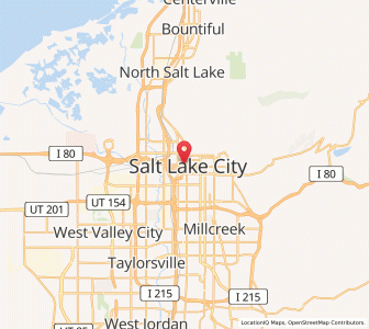 Map of Kota Salt Lake, Utah
