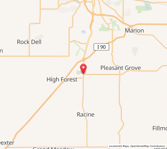 Map of Stewartville, Minnesota